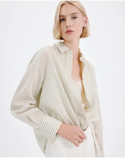 M.N.G - Lyocell Shirt With Pocket