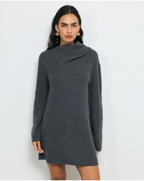 AERE - Neria Wool Blend Knit Dress