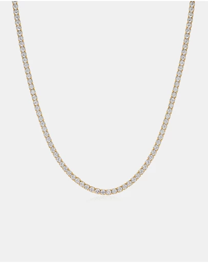 Ania Haie - Gold Classic Tennis Necklace