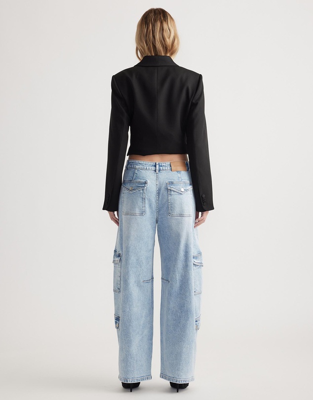 Decjuba - Alexa Cargo Barrel Jeans