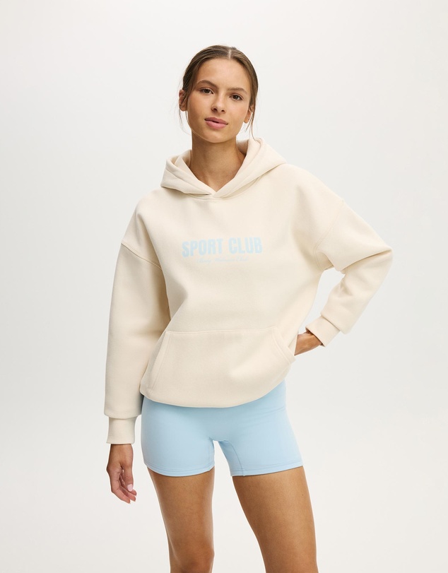 Cotton On Body Active - Plush Premium Graphic Hoodie