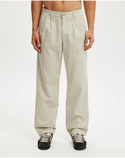 Cotton On - Baggy Pleated Pant