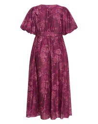 City Chic - Eternal Love Lace Print Maxi Dress
