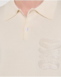Sandro - Big 4S Rope Polo Sweater