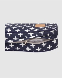 Mog & Bone - Classic Cushion Dog Bed - Navy Cross