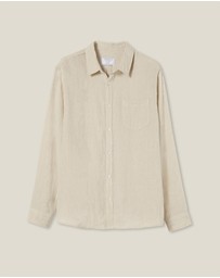 Cotton On - Linen Long Sleeve Shirt