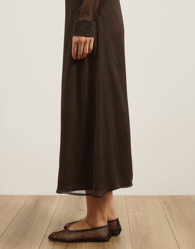 Atmos&Here - Keira Long Sleeve Midi Dress