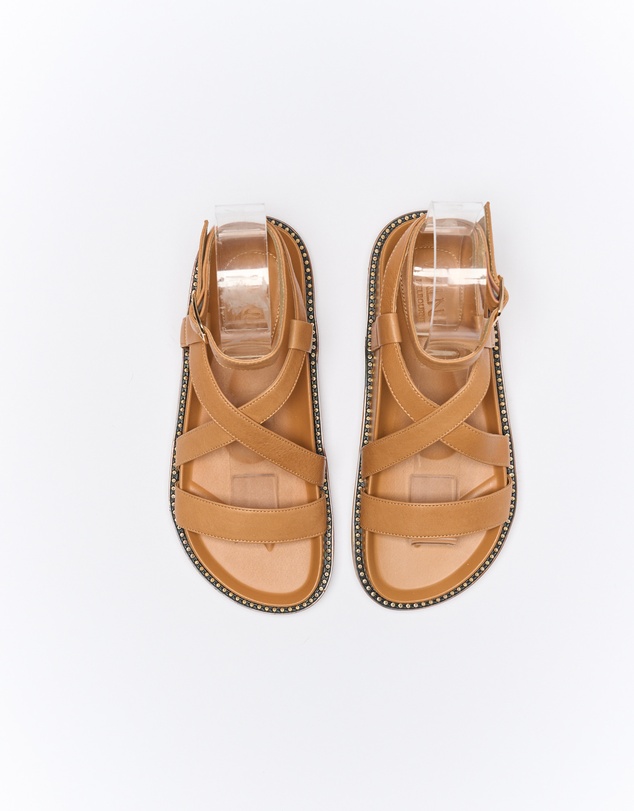 Walnut Melbourne - Presly Leather Sandal