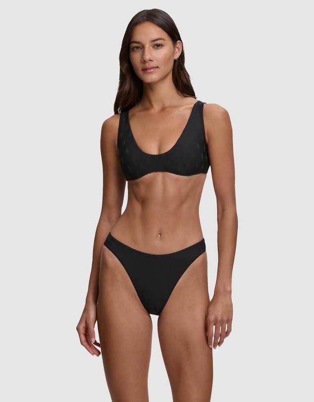 Polo Ralph Lauren - Logo Jacquard High Leg Bikini Bottom