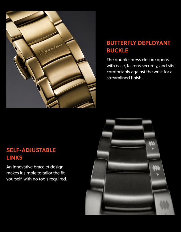 Fossil - Signature CS-1 Gold Tone Chronograph Watch