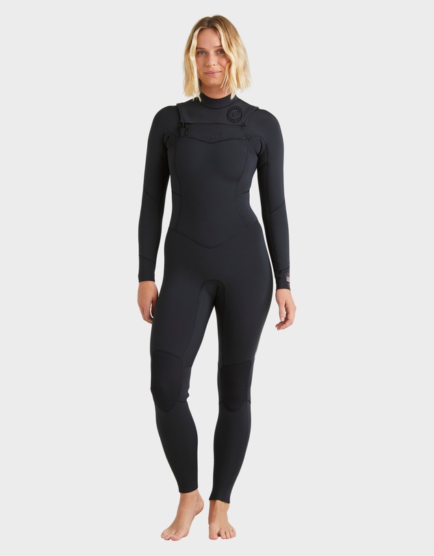 Billabong - Womens 4/3mm Salty Dayz Natural Chest Zip Wetsuit