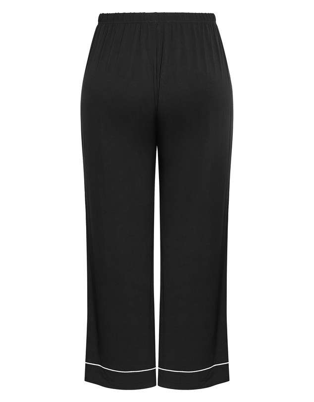 City Chic - Plus size Signature Pyjama Pant - black