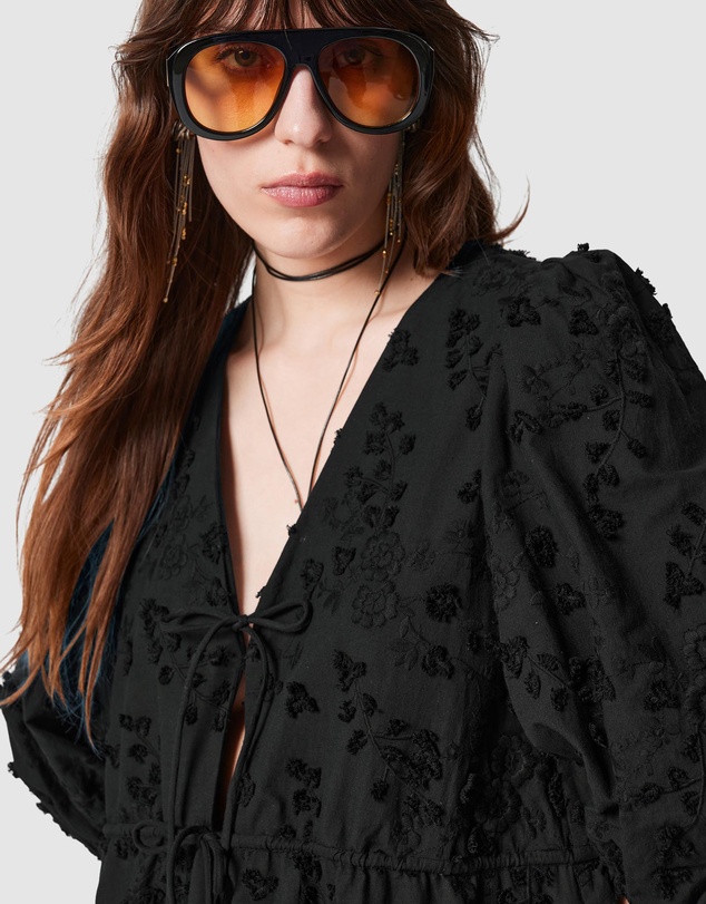 & Other Stories - Embroidered Mini Dress