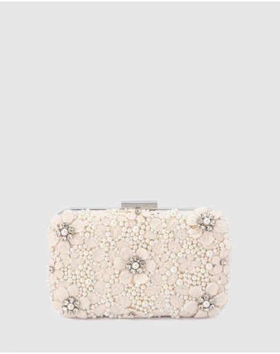 Olga Berg - BETH Encrusted Clutch