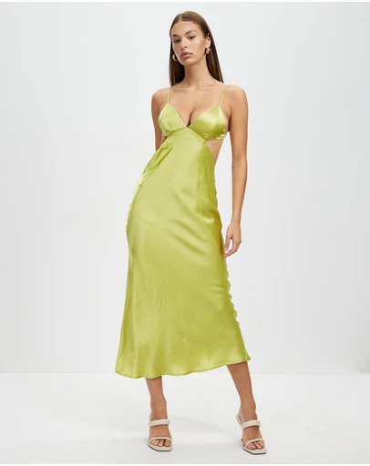 Third Form - Crush Bias Tri Midi Dress