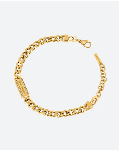 Palm Angels - Arlet GP Crystals & Curbchain Bracelet