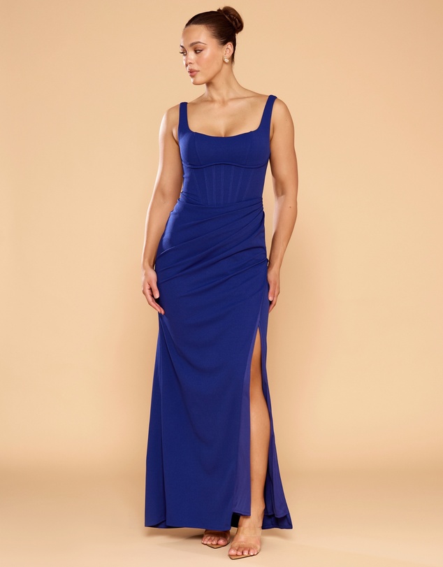 CATHERINE FERRARO - Elena Square Neck Gown