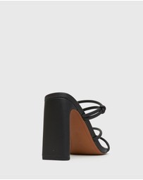 Betts - Wider Fit Cleopatra High-Heeled Strappy Mules