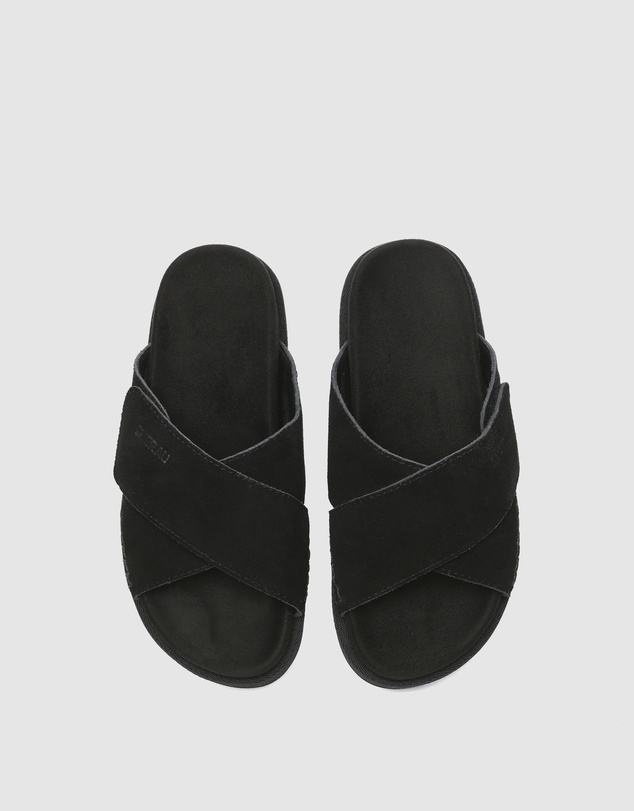 EVERAU - EverAU Ugg Lilac Cow Suede Upper Sandals