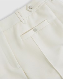 REISS - ATELIER Athena Wool Stud Flared Trousers