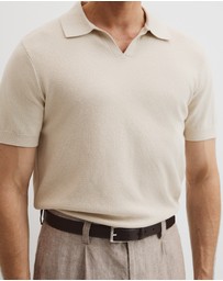 Country Road - Australian Cotton Textured Knit Polo