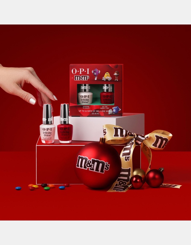 O.P.I - OPI x M&M's Collection Infinite Shine Duo Gift Set - Mmmore to Enjoy, On The Sweet List