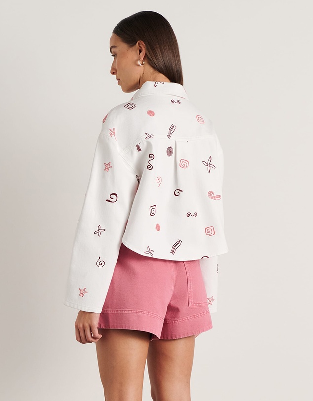 Jag - Bowie Crop Shirt