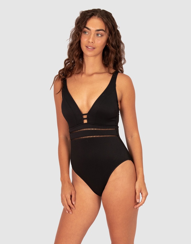 Baku Swimwear - Rococco C/DD Cup Plunge One Piece Swimsuit