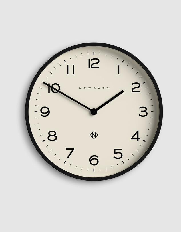Newgate - Newgate Number Two Echo Wall Clock-Black