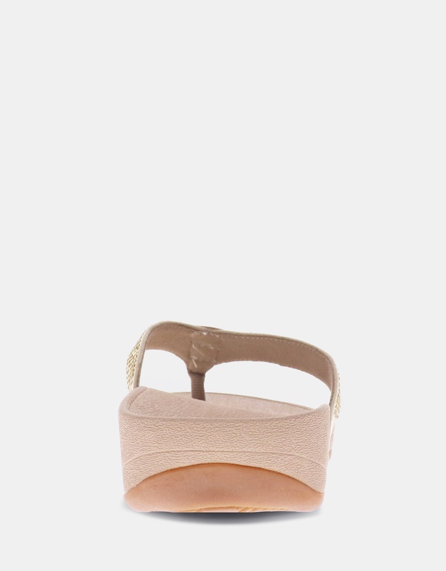 Mia Vita - Allora Toe Post Sandal - Champagne Rhinestone