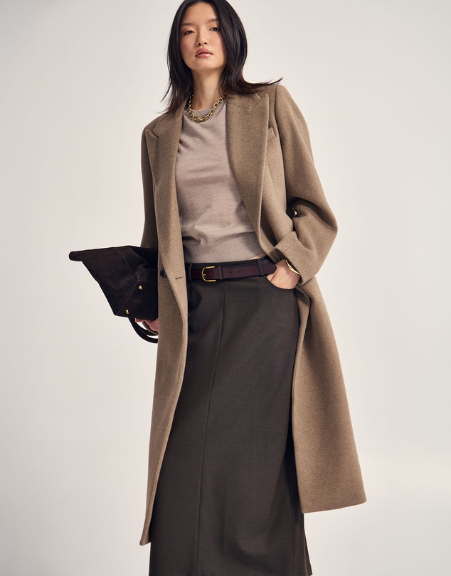 Oxford - Saskia Double Breasted Wool Rich Coat