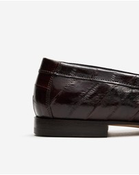 Calibre - Handmade Eel Leather Loafer Burgundy