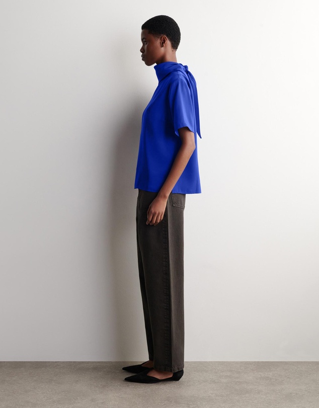 COS - Draped Scarf Detail Top