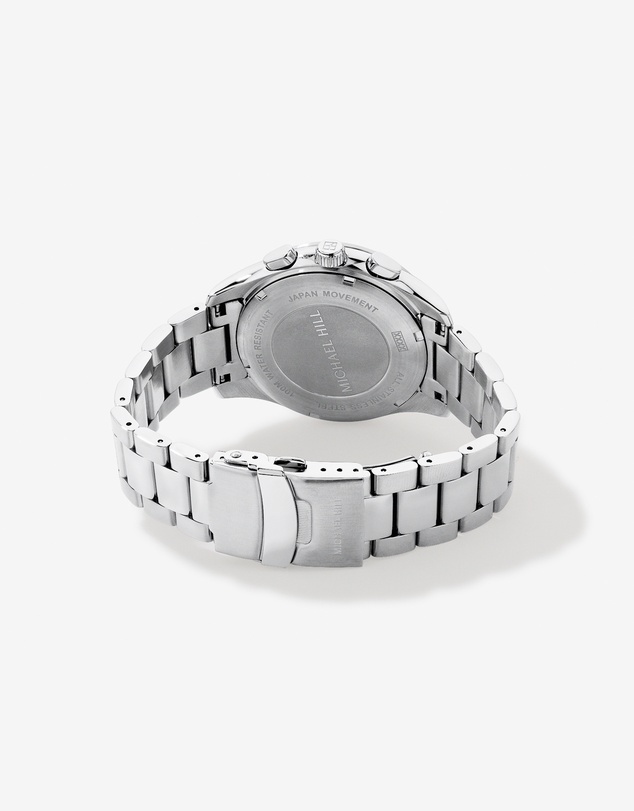 Michael Hill - Men's Solar Chronograph Watch in Stainless Steel