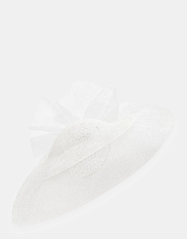 Morgan & Taylor - Julia Fascinator in White