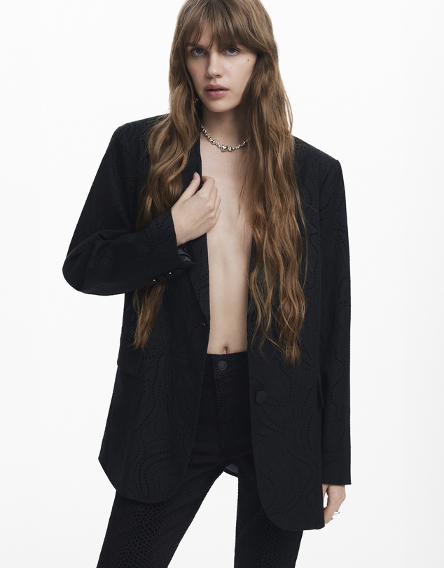 Desigual - Laser-cut blazer