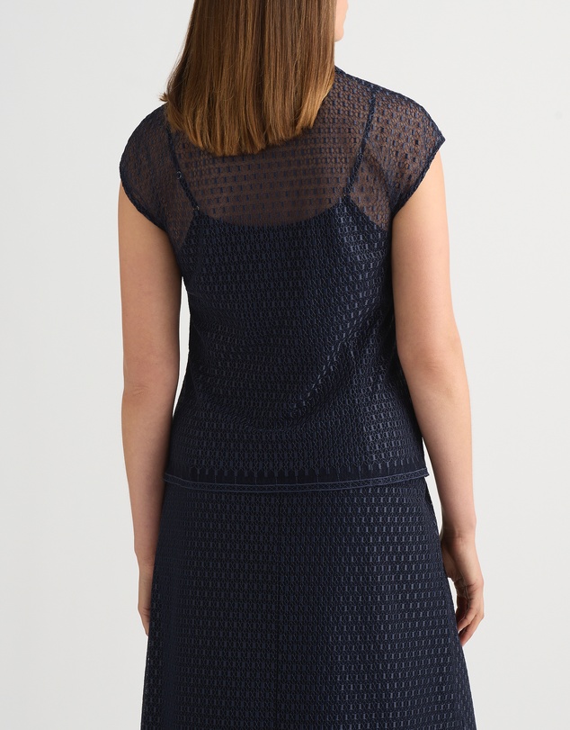 David Lawrence - Rosette Lace Top