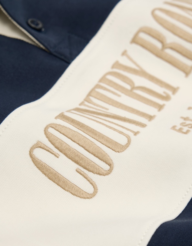 Country Road - Organically Grown Cotton Logo Rugby Top