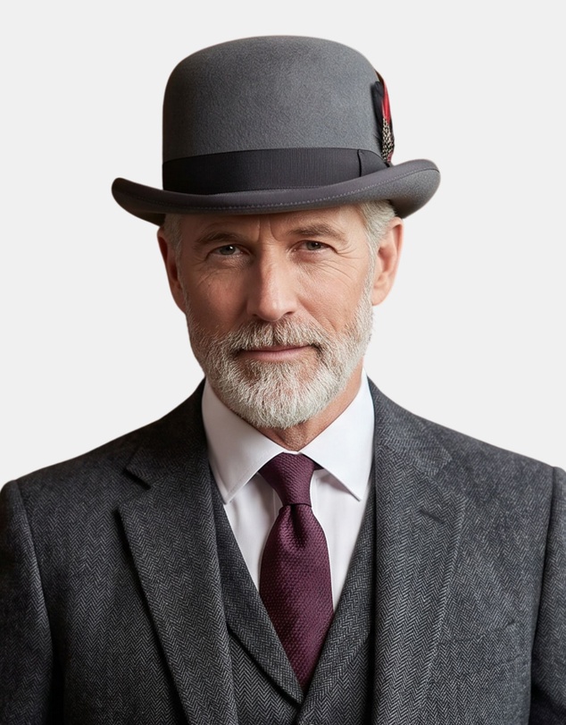 City Hatters - Avenel Charlie Wool Felt Bowler
