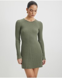 AERE - Organic Cotton Knit Mini Dress