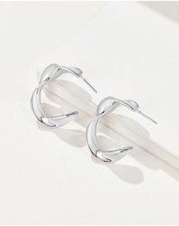 Mestige - Formation Earrings - Silver Plated