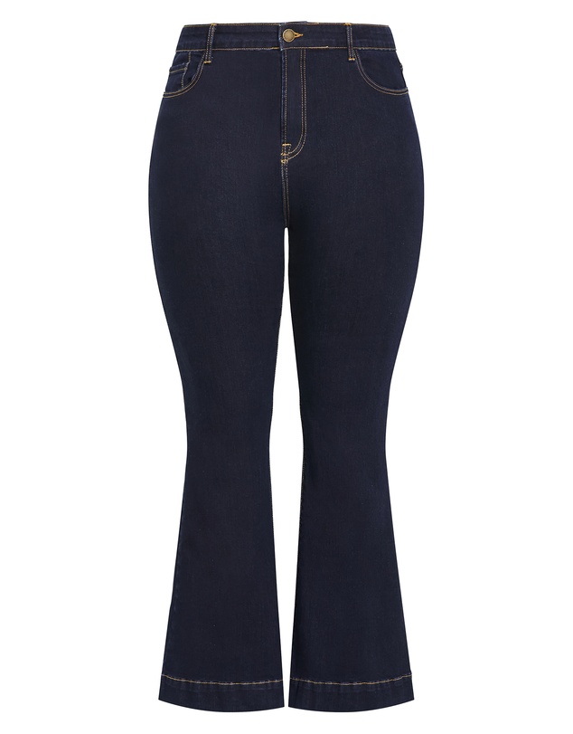 City Chic - Asha Fit Jasmin Flare Leg Regular Jean