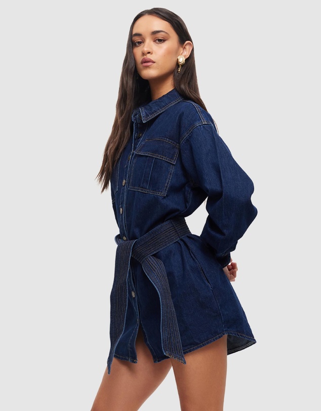 Lioness - Eighties Denim Dress