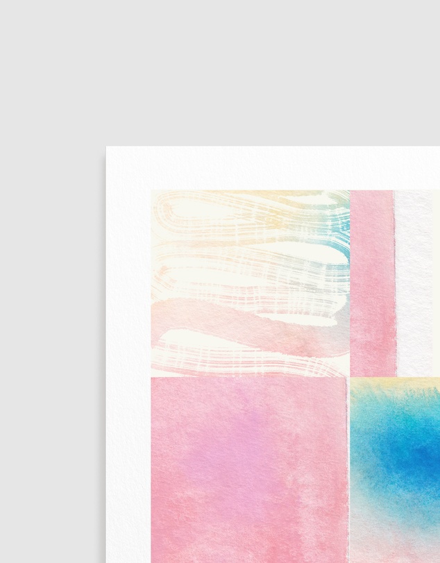Olive et Oriel - Simple Artline No15 by Treechild Art Print