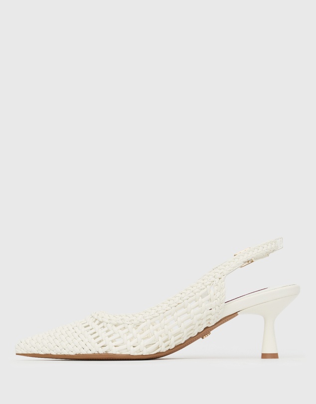 Betts - Paradise Woven Slingback Pumps