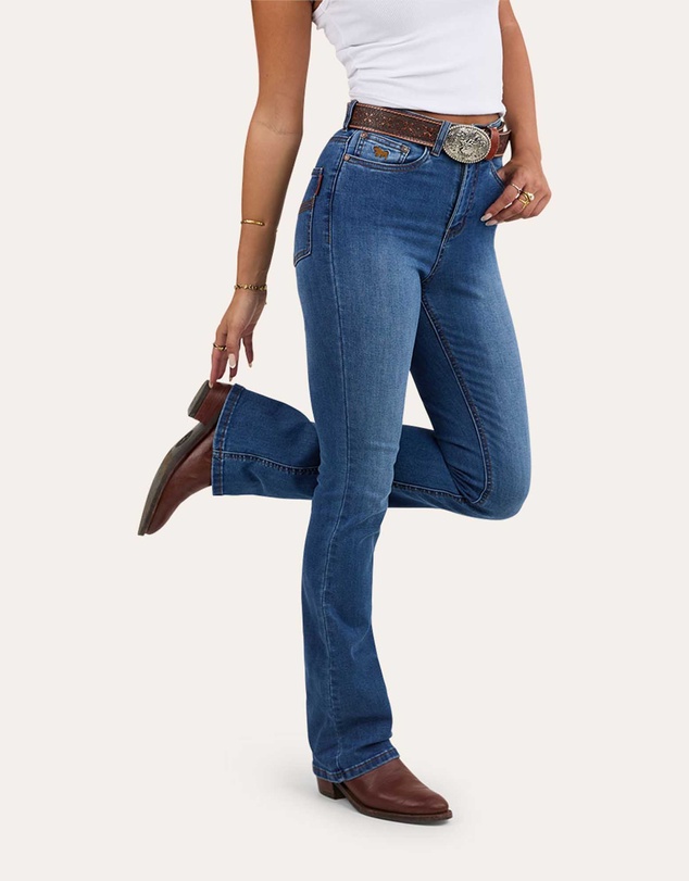 Ringers Western - Penny Womens High Rise Bootleg Jean