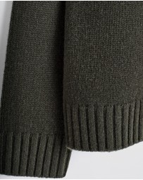 COS - Chunky Cashmere Funnel-Neck Jumper