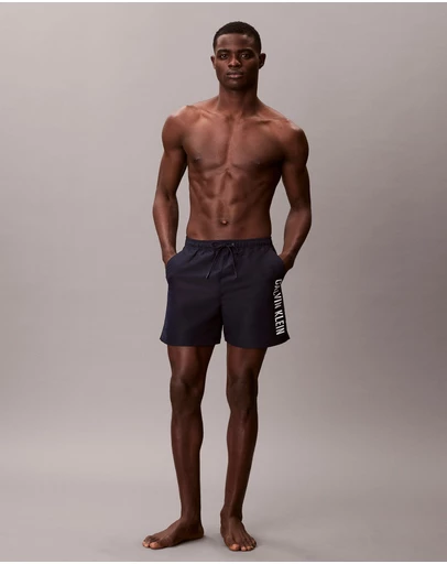 Calvin Klein - Intense Power Medium Drawstring Swim Shorts