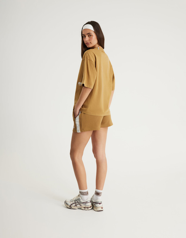 Upstate - Transit T-Shirt - Toffee/Snow Wash