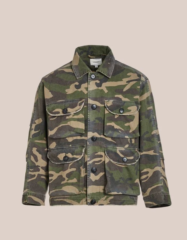 Found - Camouflage Twill Utility Cargo Jacket